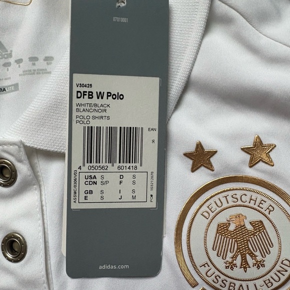 GERMANY 2011/2012 FOOTBALL POLO SHIRT JERSEY ADIDAS SIZE S WOMEN - Picture 4 of 7